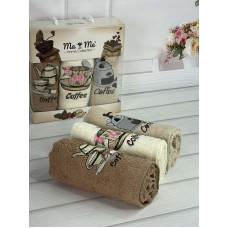 Mame Kofe 3в1 кухонні рушники 30х50см. (57215)