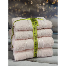 4в1 Pembe  набір рушників (2 банних, 2 обличча) Mame Туреччина (12283)