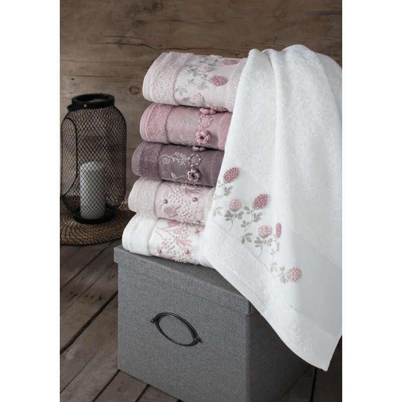 luiza пеньє рушники 70х140см., 6 шт/уп. Pupilla Туреччина. (38524)