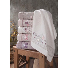 Matilda пеньє рушники 70х140см., 6 шт/уп. Pupilla Туреччина. (83373)