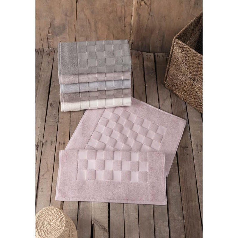 Damali рушник під ноги, 50х70см., 6шт/уп. бавовна. Pupilla Туреччина. (10271)