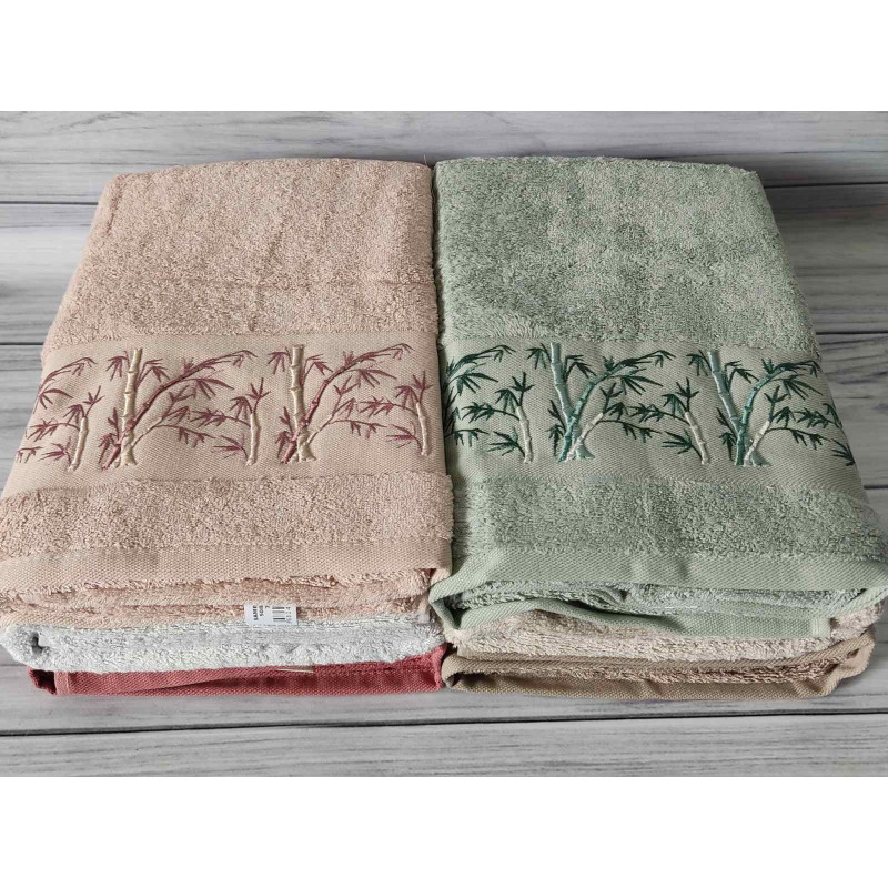 Janet kamis бамбукові рушники 50х90см., 6шт/уп. Pupilla Туреччина (33533)