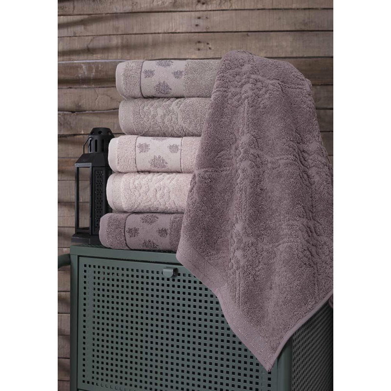 Lavanta жаккардові рушники 50х90см., 6 шт/уп. Pupilla Туреччина. (25724)