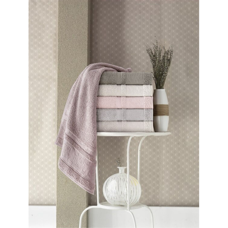 Lalezar махрові рушники 50х90см., 6 шт/уп. Pupilla Туреччина. (80865)