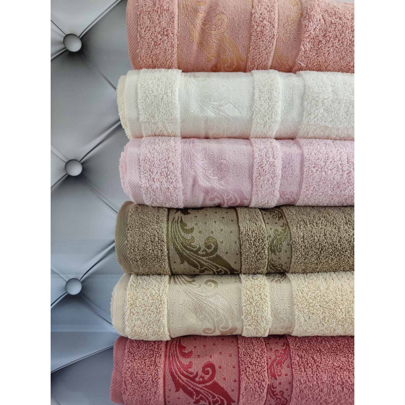 Lavore махрові рушники 50х90см., 6 шт/уп. Miasoft Туреччина. (59980)