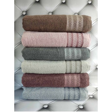 Odin махрові рушники 50х90см., 6 шт/уп. Miasoft Туреччина. (32734)