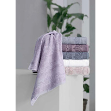 Damla бамбукові рушники 50х90см., 6 шт/уп. Miasoft Туреччина. (57299)