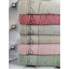 Isabel бамбукові рушники 50х90см., 6 шт/уп. Miasoft Туреччина. (78209)