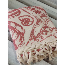 PUP. Lagun mercan пештемал рушник, 90х170см. Бавовна. Pupilla Туреччина. (17941)