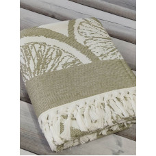 PUP. Limon yesil пештемал рушник, 90х170см. Бавовна. Pupilla Туреччина. (60795)