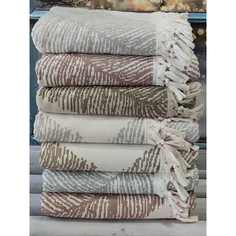 PUP. Maxel bej пештемал рушник, 90х170см. Бавовна. Pupilla Туреччина. (77690)