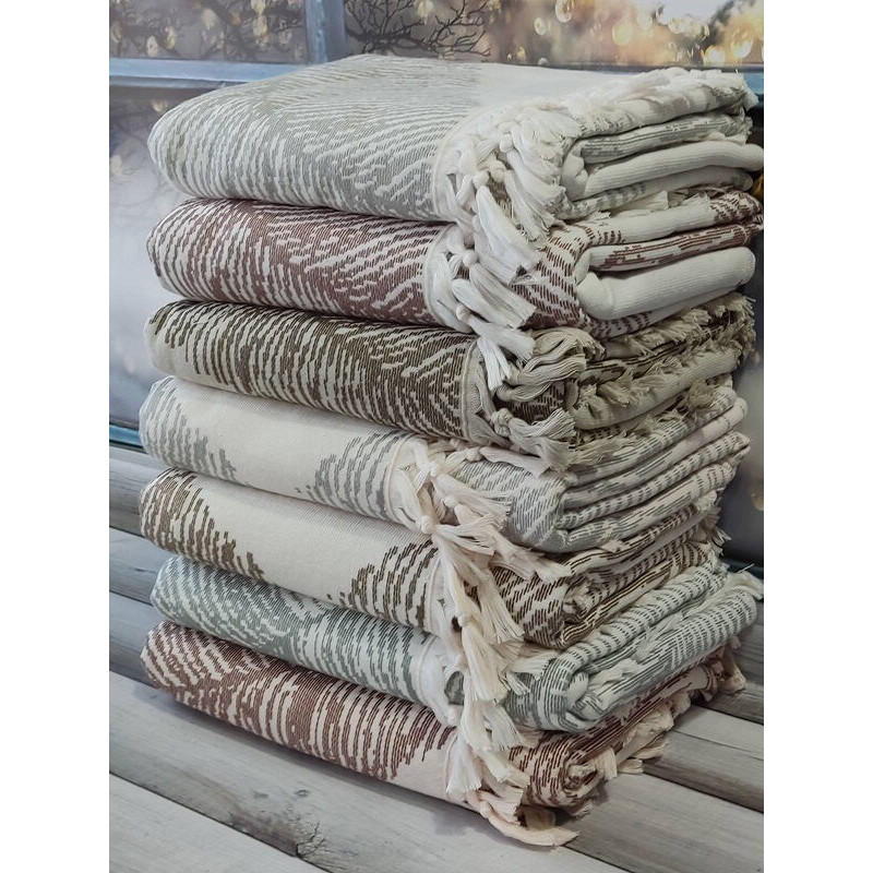 PUP. Maxel bej пештемал рушник, 90х170см. Бавовна. Pupilla Туреччина. (77690)