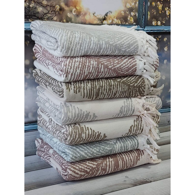 PUP. Maxel bej пештемал рушник, 90х170см. Бавовна. Pupilla Туреччина. (77690)