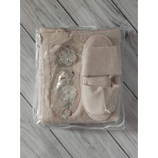 Flowers pudra бамбукові жіночі набори для сауни. Pupilla Туреччина. (78472)