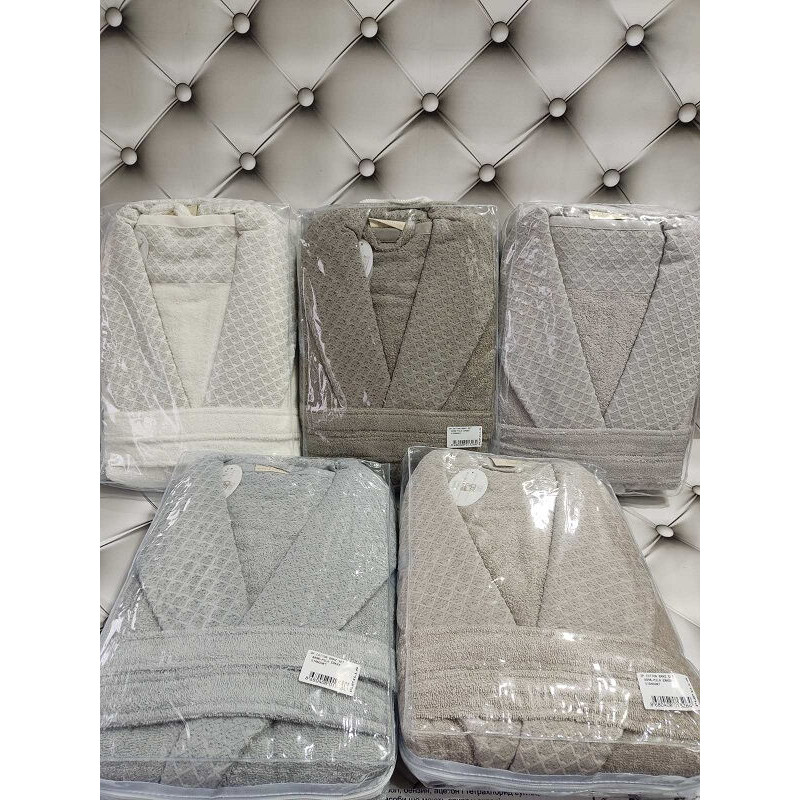 Mila Bej Pupilla чоловічій халат + рушник 50х90см. (24992)