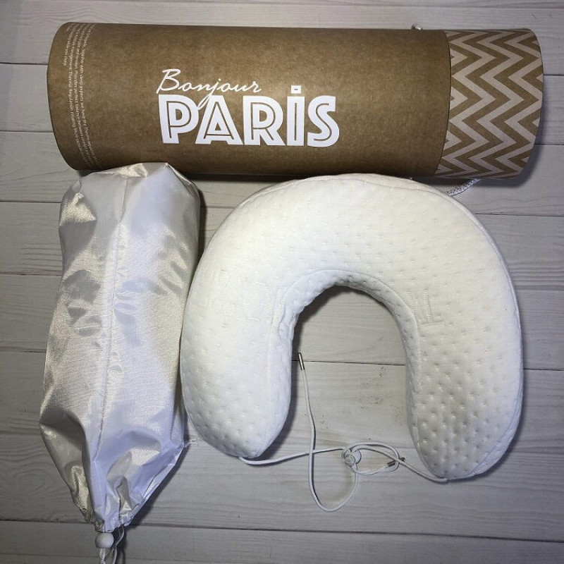 Bonjour Paris Ортопедична подушка рогалік, 30х28см. (68323)