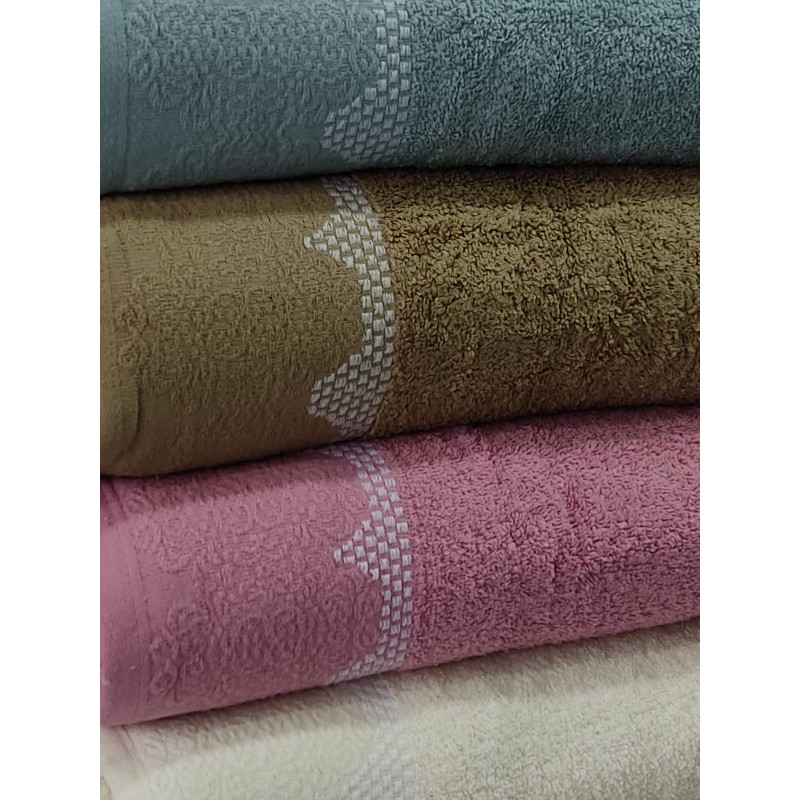 100х150см.,Eko махрові рушники, 6 шт/уп. Бавовна. Sweet dream Туреччина. (37238)