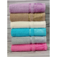 Gunes бавовняні рушники 70х140см., 6шт/уп. Sweet dream Туреччина. (26933)