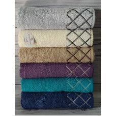 New rombik бавовняні рушники 70х140см., 6шт/уп. Sweet dream Туреччина. (50932)