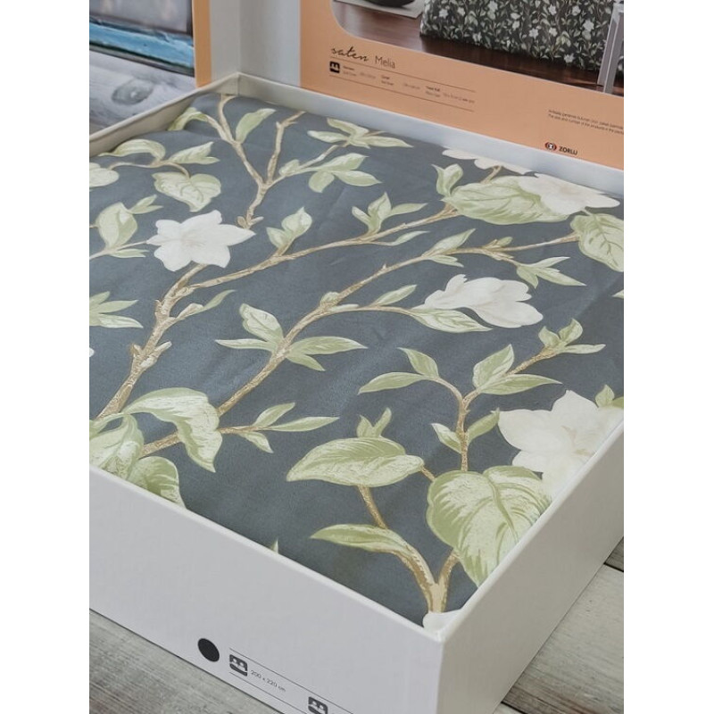 Melia постільна білизна. Євро розмір. Сатин. Tac Туреччина. (50108)