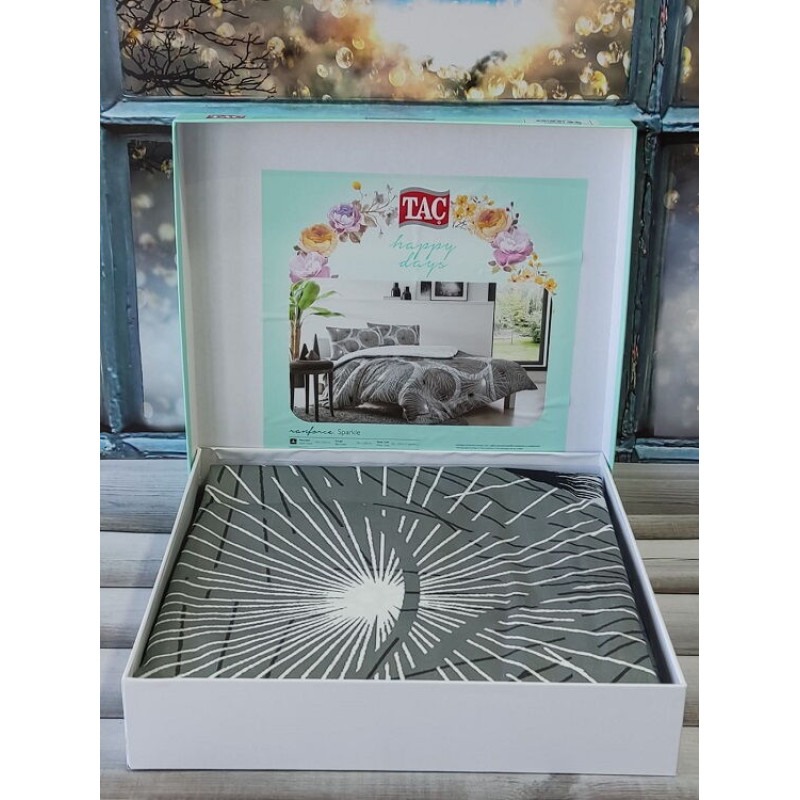 Sparkle постільна білизна. Євро розмір. Ранфор. Tac Туреччина. (81056)