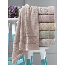 Glory бамбукові рушники 70х140см., 6 шт/уп. Pupilla Туреччина. (32092)