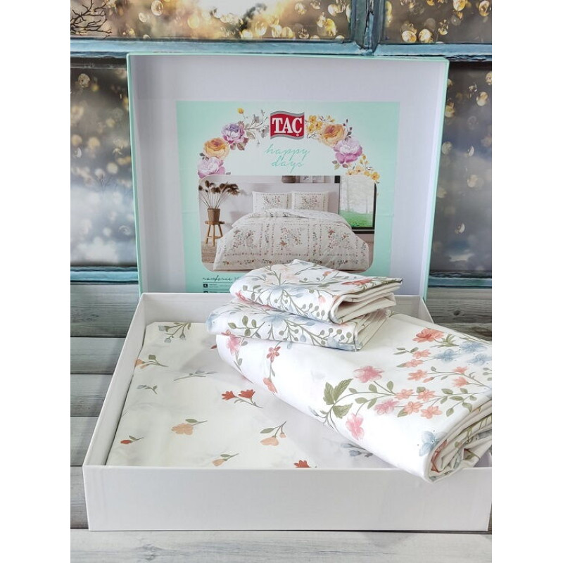 Hilarie pembe постільна білизна. Євро розмір. Ранфор. Tac Туреччина. (41236)