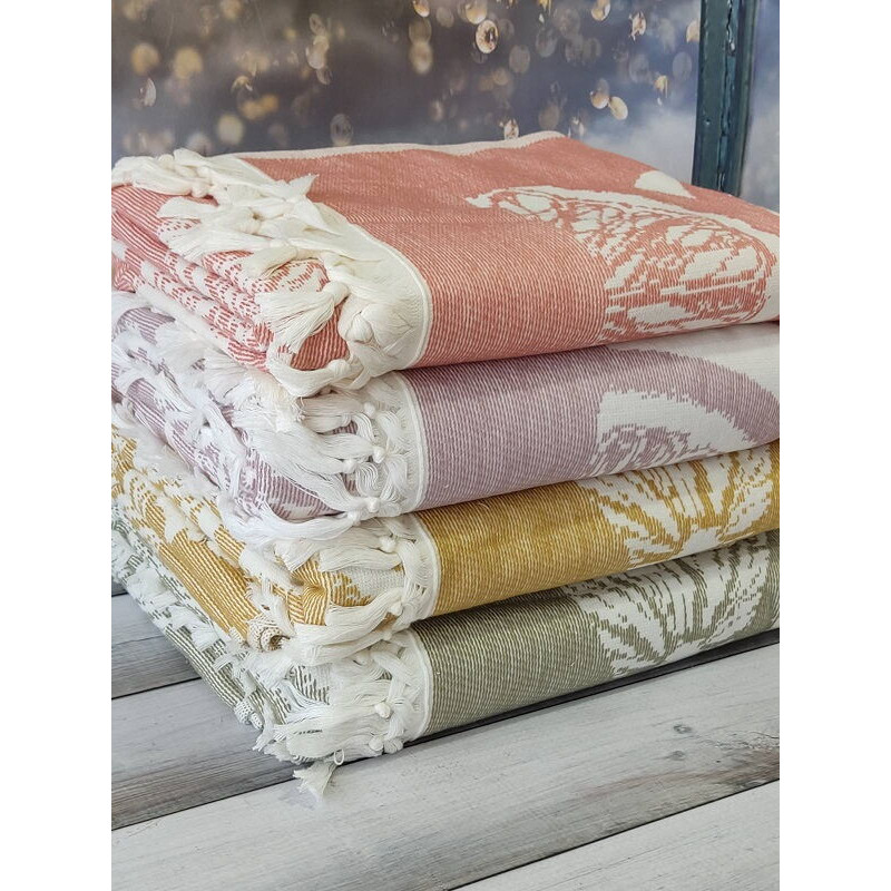 PUP. Limon sari пештемал рушник, 90х170см. Бавовна. Pupilla Туреччина. (82170)