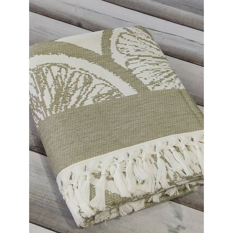 PUP. Lagun yesil пештемал рушник, 90х170см. Бавовна. Pupilla Туреччина. (58976)