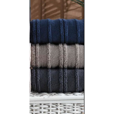 Cevher koyu рушники 70х140см., 3 шт/уп. Мікрокоттон. Pupilla Туреччина. (45289)