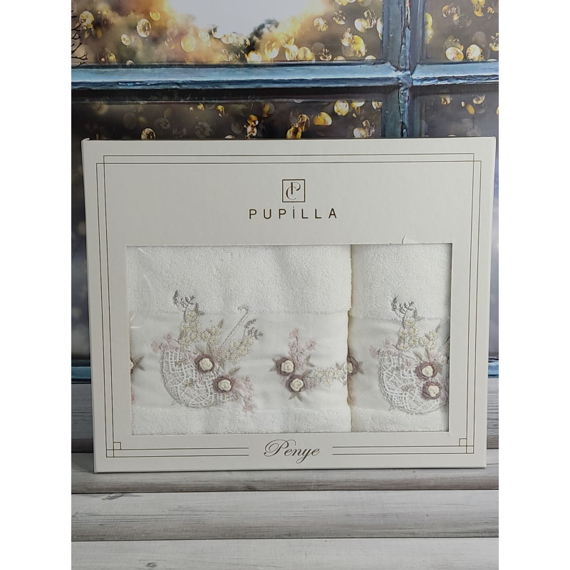 Pupilla 2в1 Elanur Zontik krem пеньє рушники.Туреччина. (14700)