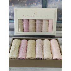 Pupilla Elit acik 30х50см., 6в1. Бамбукові рушники. (83768)