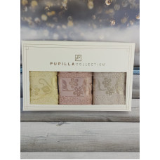 Pupilla Class gul 30х50см., 3в1. Бамбукові рушники. (61138)