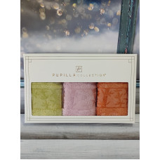 Pupilla Elit koyu yesil 30х50см., 3в1. Бамбукові рушники. (58532)