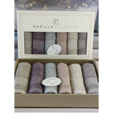 Pupilla Kristal 30х50см., 6в1. Бамбукові рушники. (34599)