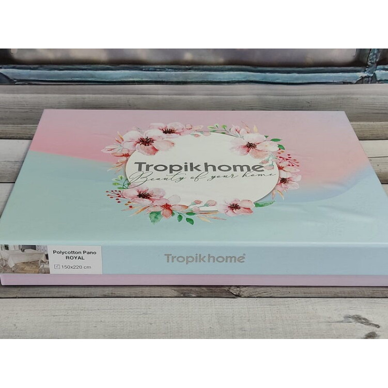 Tropik home ROYAL.Жаккардова скатертина 150-220см.Туреччина. (37910)