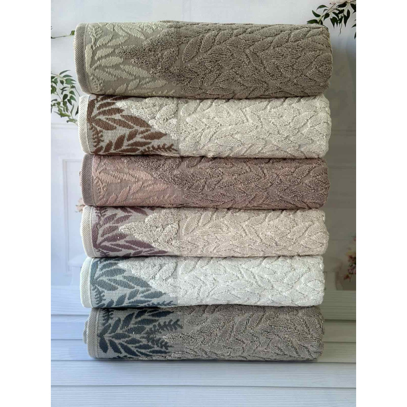 Melenema рушники 70х140см., 6 шт/уп. Пеньє. Sikel Туреччина (26164)