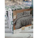 41882 полуторна фланелева постіль. Cotton collection Туреччина (25828)