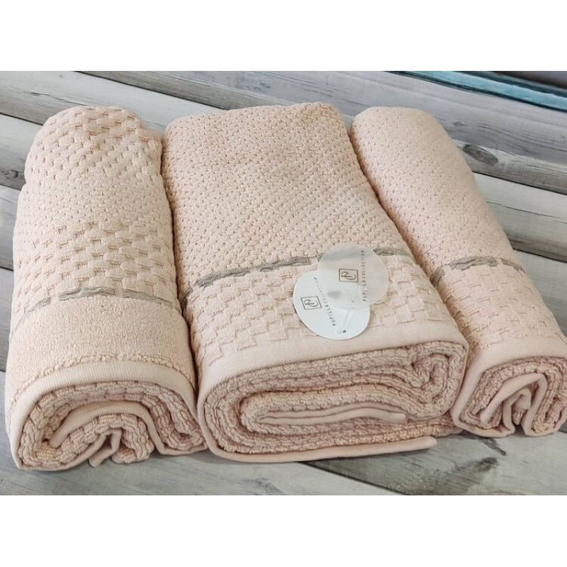 Monet pudra набір 3в1 рушників. Мікрокоттон. Pupilla Туреччина. (48380)