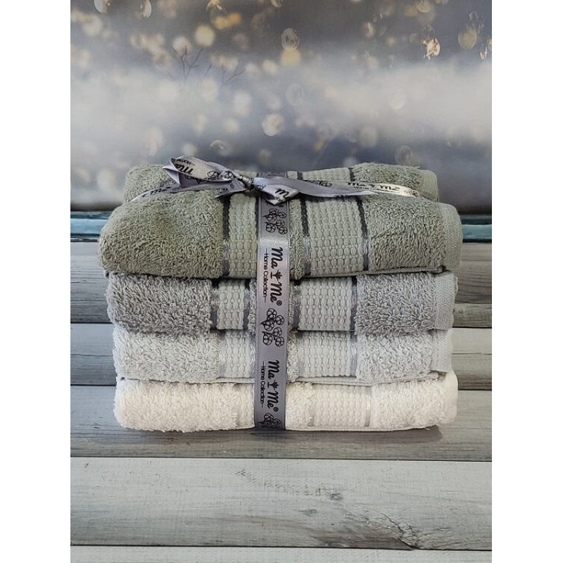 Dray gri 50х90см., 4 шт/уп. Бавовна. (44834)