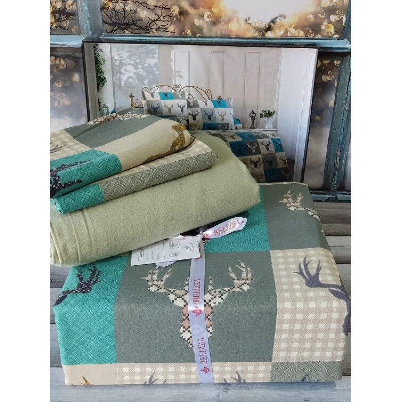 Cool фланелева постіль. Сімейний розмір. Belizza Туреччина. (64520)