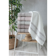 Montella бамбукові рушники 70х140см., 6 шт/уп. Pupilla Туреччина. (14625)