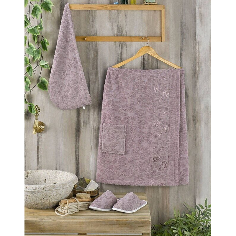 Philipus lila махровий жіночі набори для сауни. (70493)