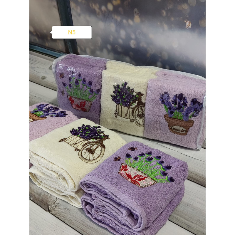 Mame Lavanta 30х50см., 6 шт/уп. Кухонні рушники. ПВХ упаковка. (25258)