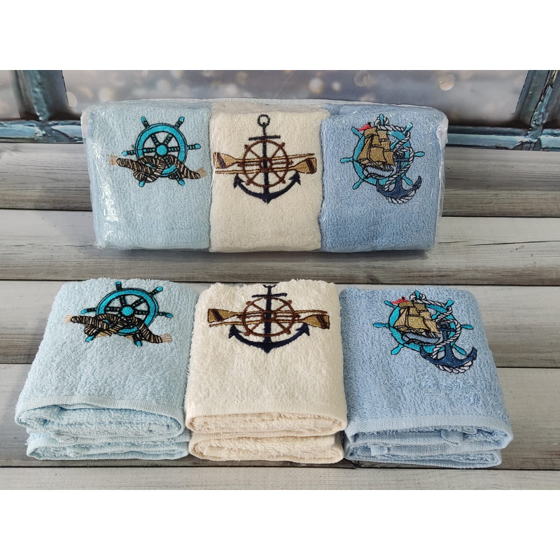 Mame More 30х50см., 6 шт/уп. Кухонні рушники. ПВХ упаковка. (83493)