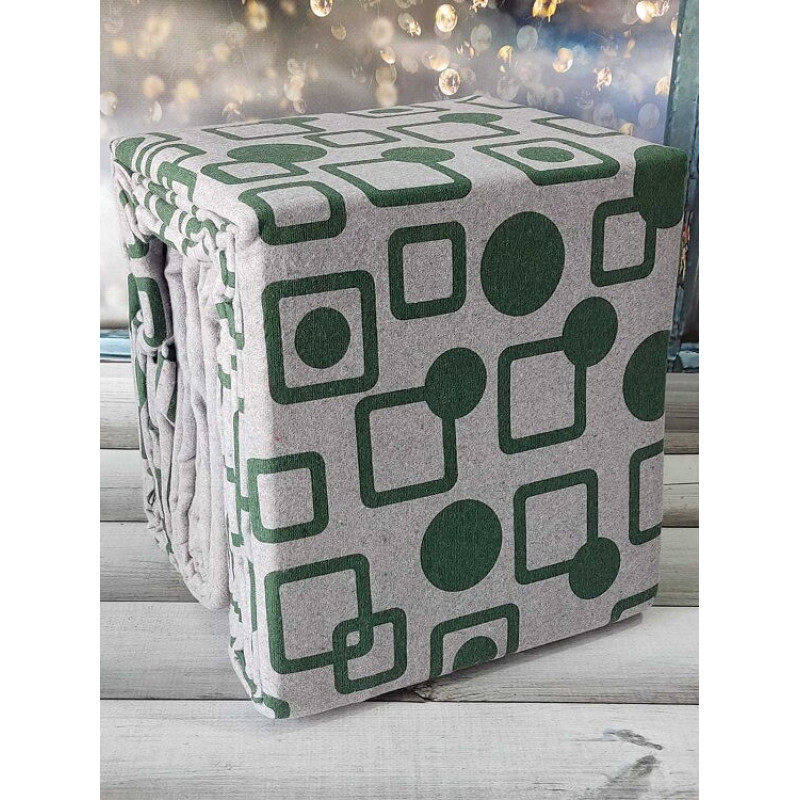 41898 фланелева постіль, євро розмір. Cotton collection Туреччина (51968)