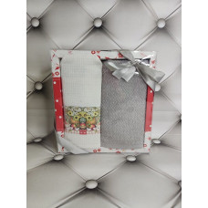 Pamukoren grey набір рушників 2в1 40х60см. (50466)