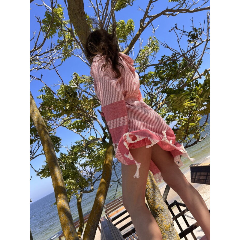 Жіночій бавовняний халат. Розмір S-M. 9951 (55047)