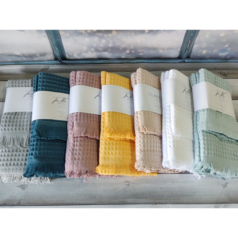 Nile pudra вафельні рушники банне + обличча. Туреччина. (35716)