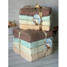 Mame yaprak 50х90см., 4 шт/уп. Рушники. Бавовна. (5499-ypr) (50463)